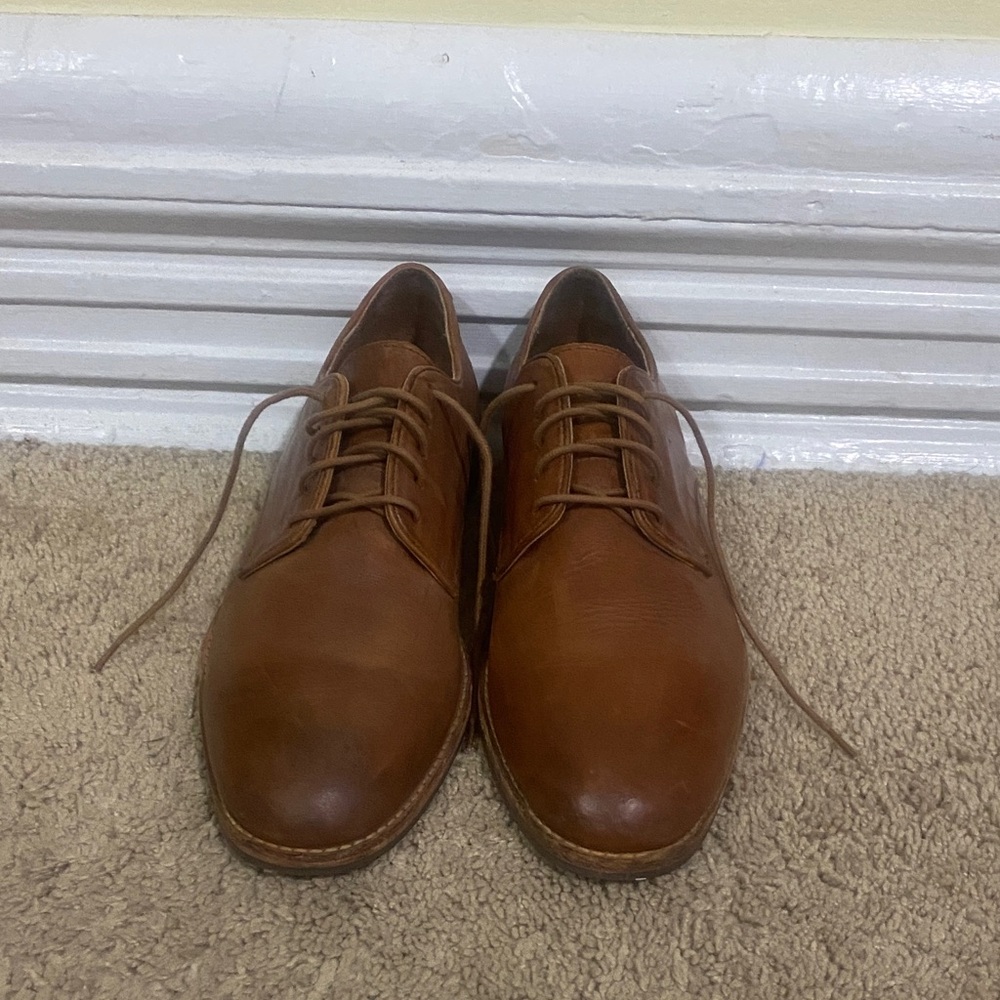Men's Brown Leather Dress Shoes